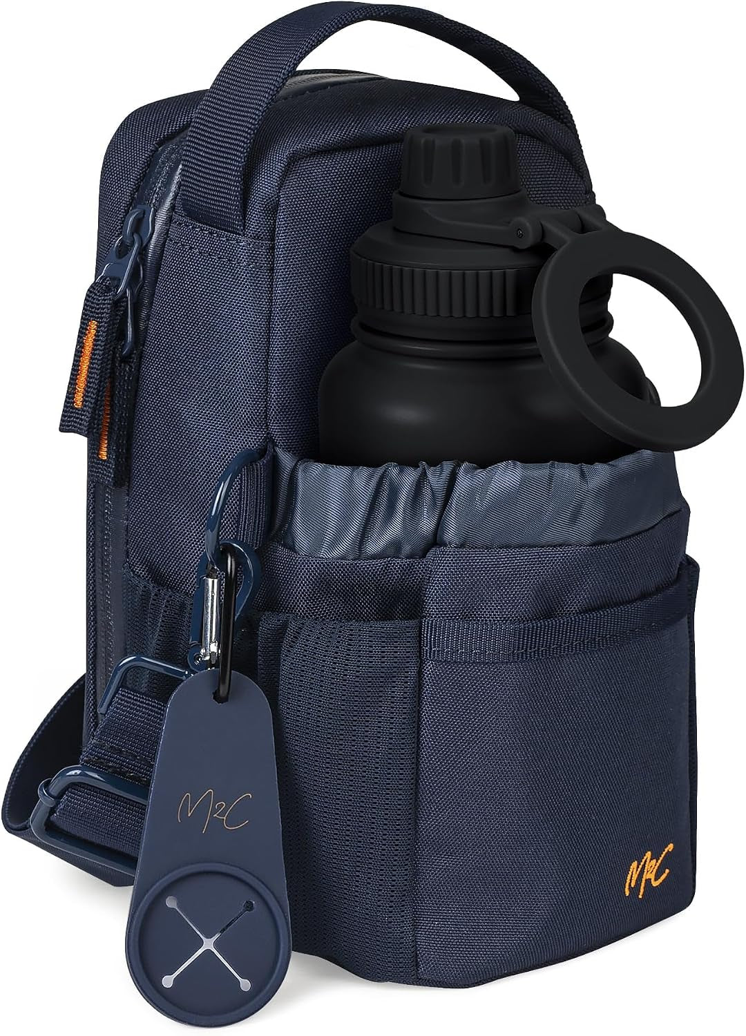 ® Magnetic Insulated Water Bottle 24Oz (Black) – Compatible with Magsafe Magnetic Tumbler, Gym Water Bottle with Tripod Mount, Cell Phone Holder